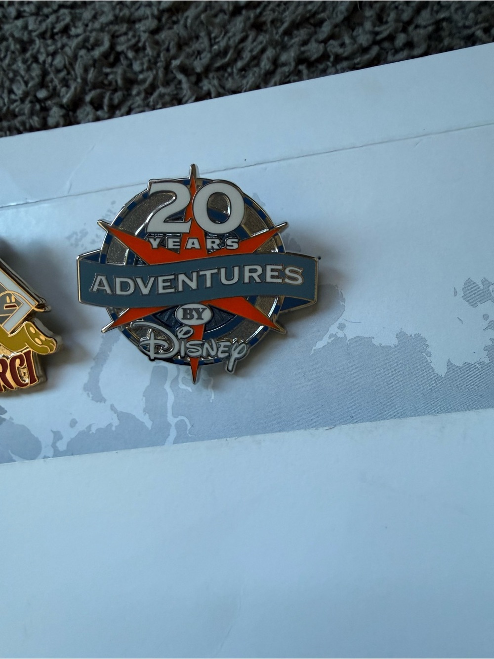 Adventures by Disney Rome Escape Pin Set 2025- Pinocchio, Chip ‘n Dale & Pluto - Picture 5 of 5
